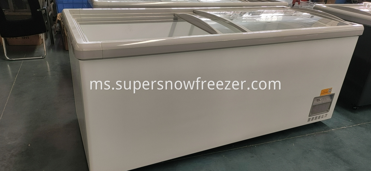 deep display freezer